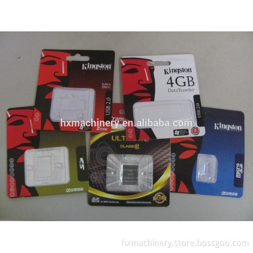 Customized Micro SD Card Blister Packaging Machine